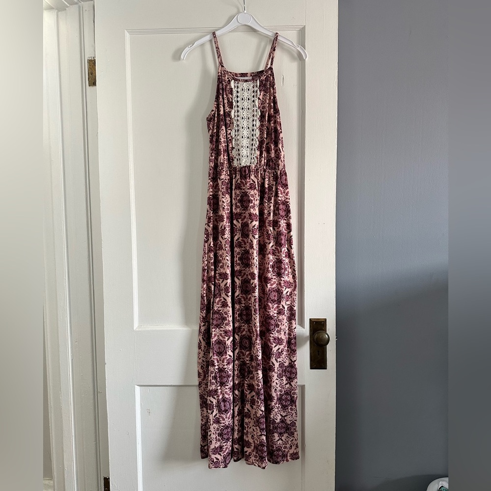 UEC French Grey Women’s Maxi Dress in Small, Pink